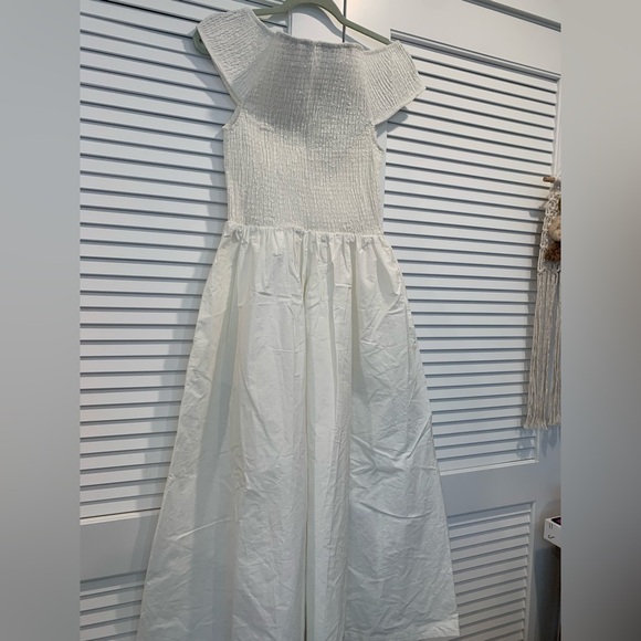 NWOT Free People Ceci Smocked detail maxi dress beach wedding/casual size M - Picture 9 of 9